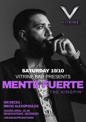 Mente Fuerte Live & DJ Nikos Alexopoulos - Vitrine Bar Sparti #nkspromotion Mente Fuerte Live & DJ Nikos Alexopoulos - Vitrine Bar Sparti #nkspromotion